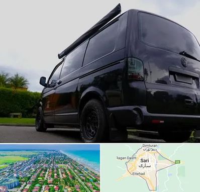 اجاره ون با راننده در ساری