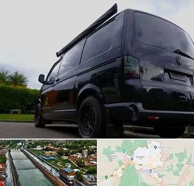 اجاره ون با راننده در مراغه