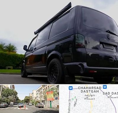اجاره ون با راننده در چهارصد دستگاه 
