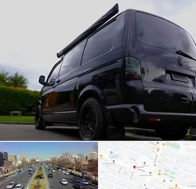 اجاره ون با راننده در بلوار معلم مشهد 