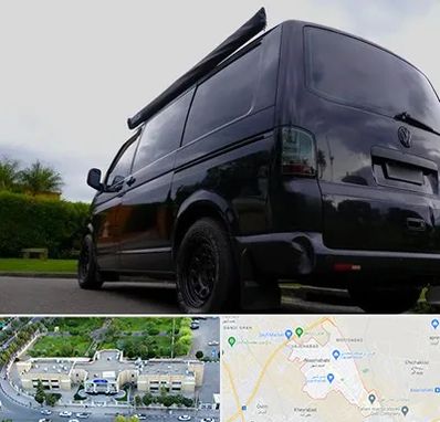 اجاره ون با راننده در نسیم شهر