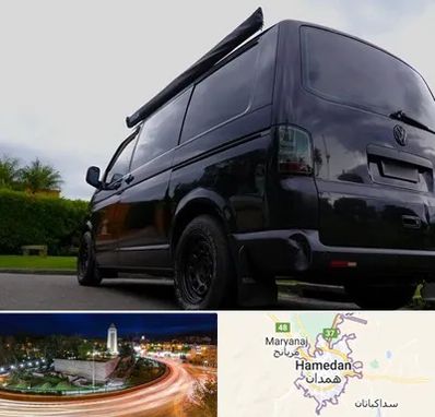 اجاره ون با راننده در همدان