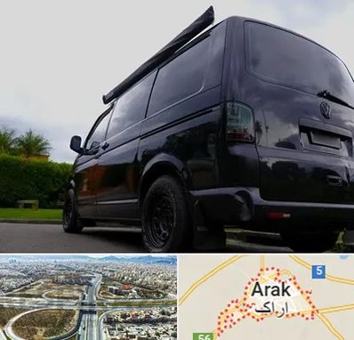 اجاره ون با راننده در اراک