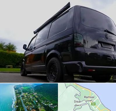 اجاره ون با راننده در رامسر