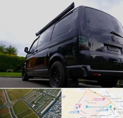 اجاره ون با راننده در الهیه مشهد