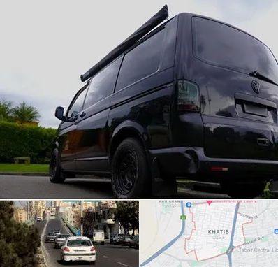 اجاره ون با راننده در خطیب تبریز