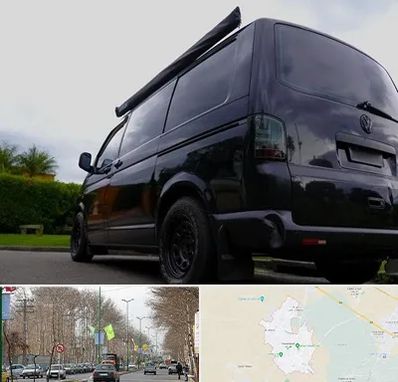 اجاره ون با راننده در نظرآباد کرج 