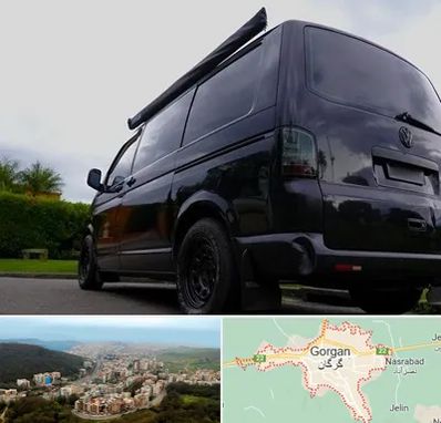 اجاره ون با راننده در گرگان