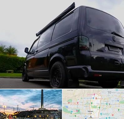 اجاره ون با راننده در منطقه 2 تهران 