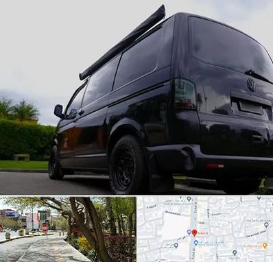 اجاره ون با راننده در خیابان توحید اصفهان