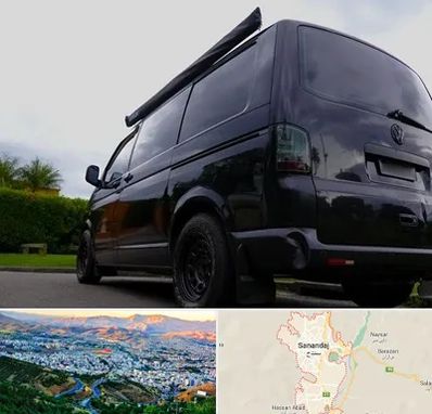 اجاره ون با راننده در سنندج