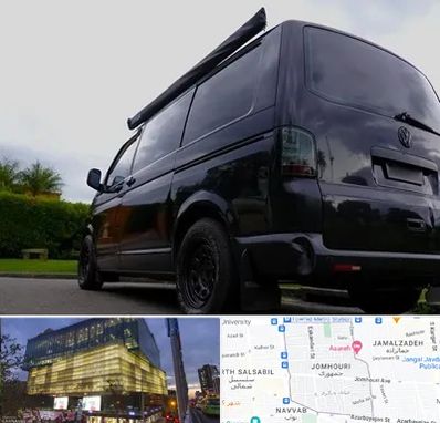 اجاره ون با راننده در جمهوری 