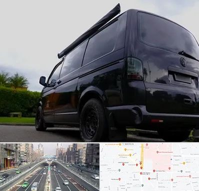 اجاره ون با راننده در توحید 