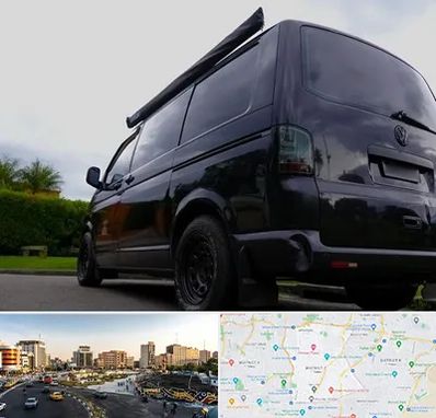 اجاره ون با راننده در منطقه 7 تهران 