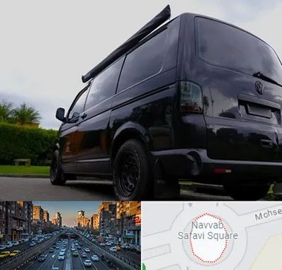 اجاره ون با راننده در نواب 