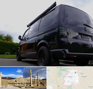 اجاره ون با راننده در مرودشت