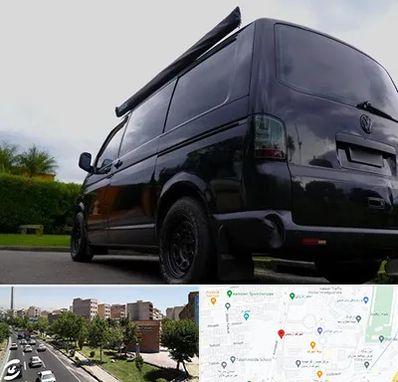 اجاره ون با راننده در شهرک آزمایش 