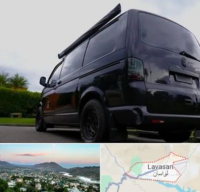 اجاره ون با راننده در لواسان
