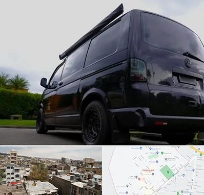 اجاره ون با راننده در شمیران نو 