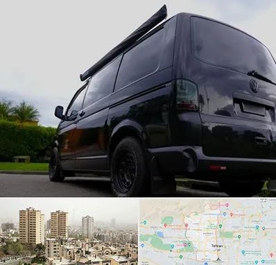 اجاره ون با راننده در منطقه 5 تهران 