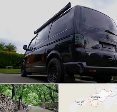 اجاره ون با راننده در شاندیز مشهد