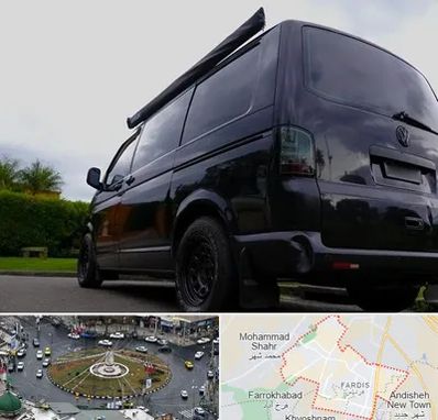 اجاره ون با راننده در فردیس کرج 