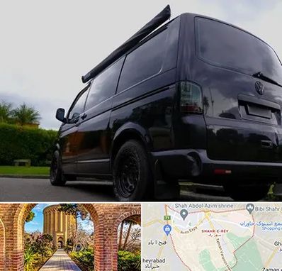 اجاره ون با راننده در شهر ری