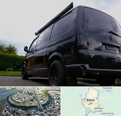 اجاره ون با راننده در بابل