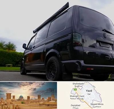 اجاره ون با راننده در یزد