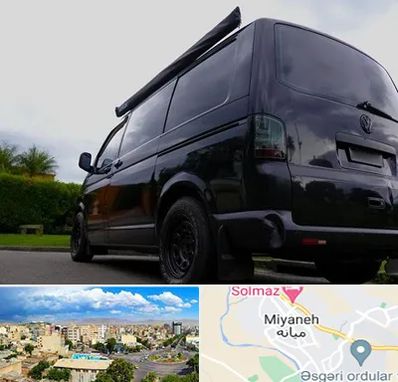 اجاره ون با راننده در میانه