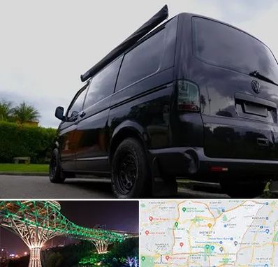 اجاره ون با راننده در منطقه 3 تهران 