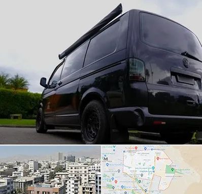 اجاره ون با راننده در منطقه 14 تهران 