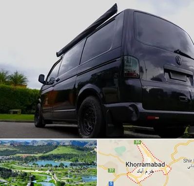 اجاره ون با راننده در خرم آباد