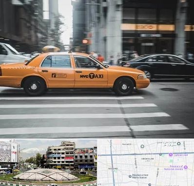 اجاره تاکسی با راننده در مرکز تهران