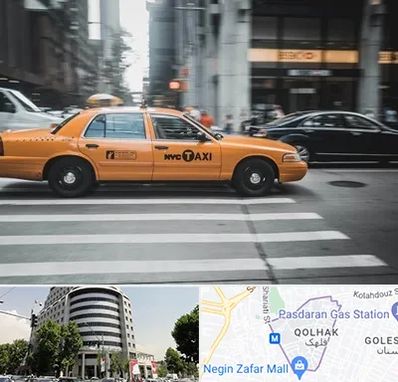 اجاره تاکسی با راننده در قلهک 