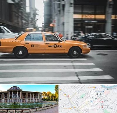 اجاره تاکسی با راننده در عفیف آباد شیراز