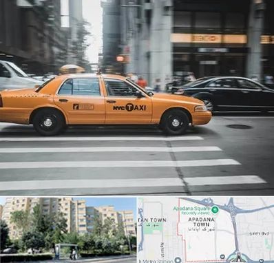 اجاره تاکسی با راننده در آپادانا