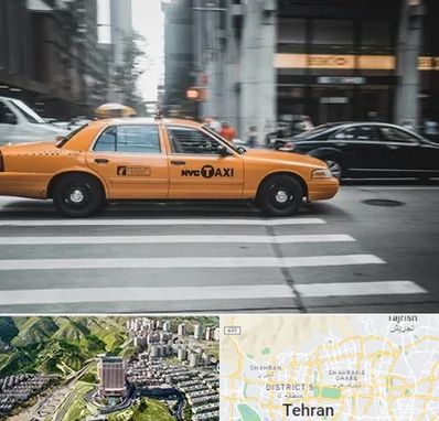 اجاره تاکسی با راننده در شمال تهران 