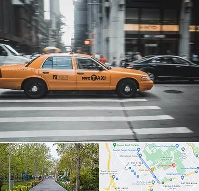 اجاره تاکسی با راننده در قدوسی غربی شیراز