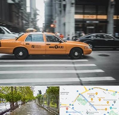 اجاره تاکسی با راننده در خیابان ارم شیراز