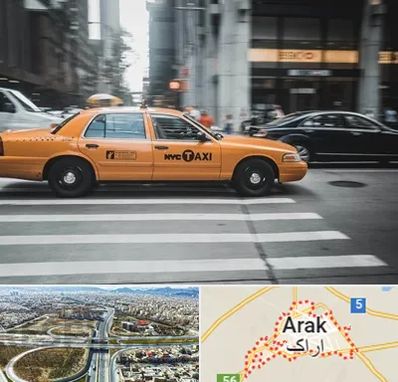 اجاره تاکسی با راننده در اراک