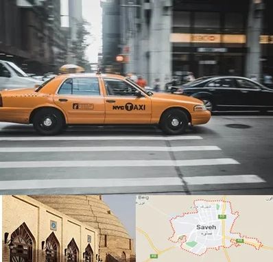 اجاره تاکسی با راننده در ساوه