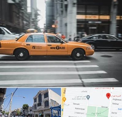 اجاره تاکسی با راننده در افسریه 