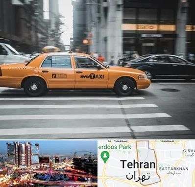 اجاره تاکسی با راننده در صادقیه 