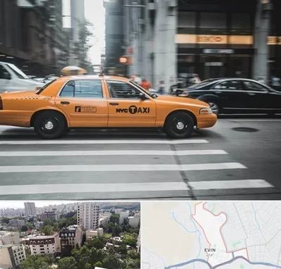 اجاره تاکسی با راننده در اوین