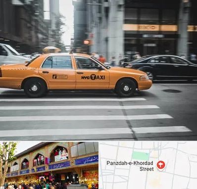 اجاره تاکسی با راننده در 15 خرداد