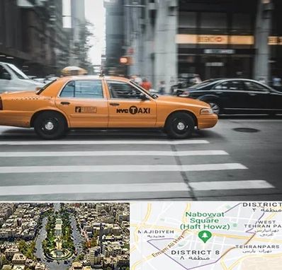 اجاره تاکسی با راننده در نارمک 
