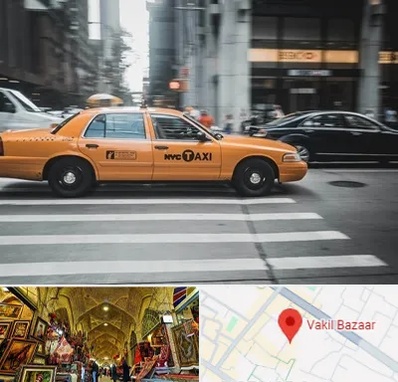 اجاره تاکسی با راننده در بازار وکیل شیراز