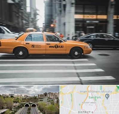 اجاره تاکسی با راننده در یوسف آباد 