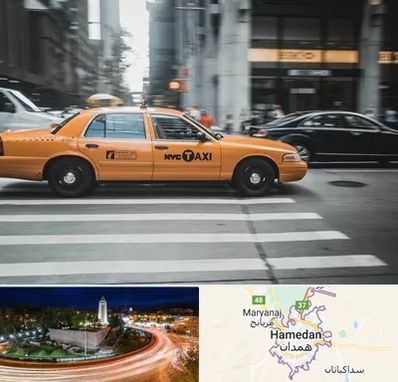 اجاره تاکسی با راننده در همدان